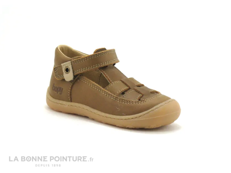 Achat chaussures Bopy Bébé Sandale, vente Bopy JIVATA Caramel - Sandale bout ferme GARCON