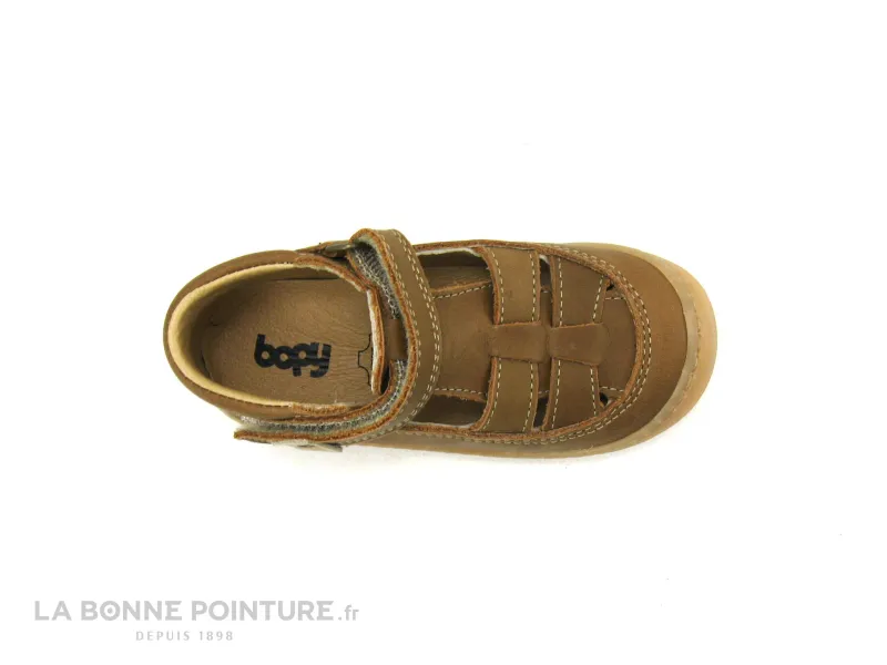 Achat chaussures Bopy Bébé Sandale, vente Bopy JIVATA Caramel - Sandale bout ferme GARCON