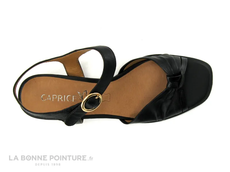 Achat chaussures Caprice Femme Sandale et Nu-pieds, vente Caprice 9-28213-20 Black - Sandale noire - Talon carre