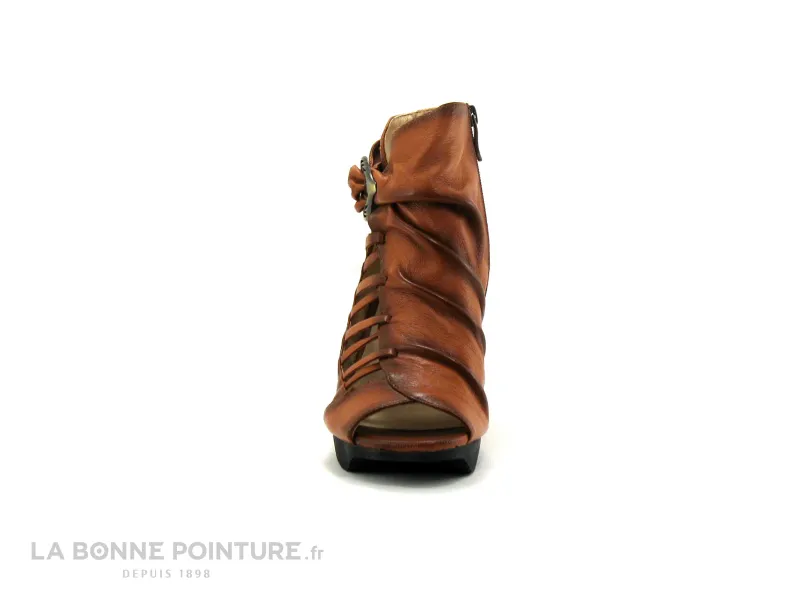 Achat chaussures Laura Vita Femme Sandale et Nu-pieds, vente Laura Vita Limited ARCMANCEO 32 Camel - Sandale talon haut