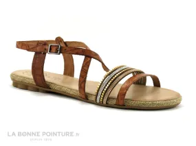 Achat chaussures Porronet Femme Sandale et Nu-pieds, vente Porronet GALA Cuero - FI-2616-020-112 - Sandale plate Femme