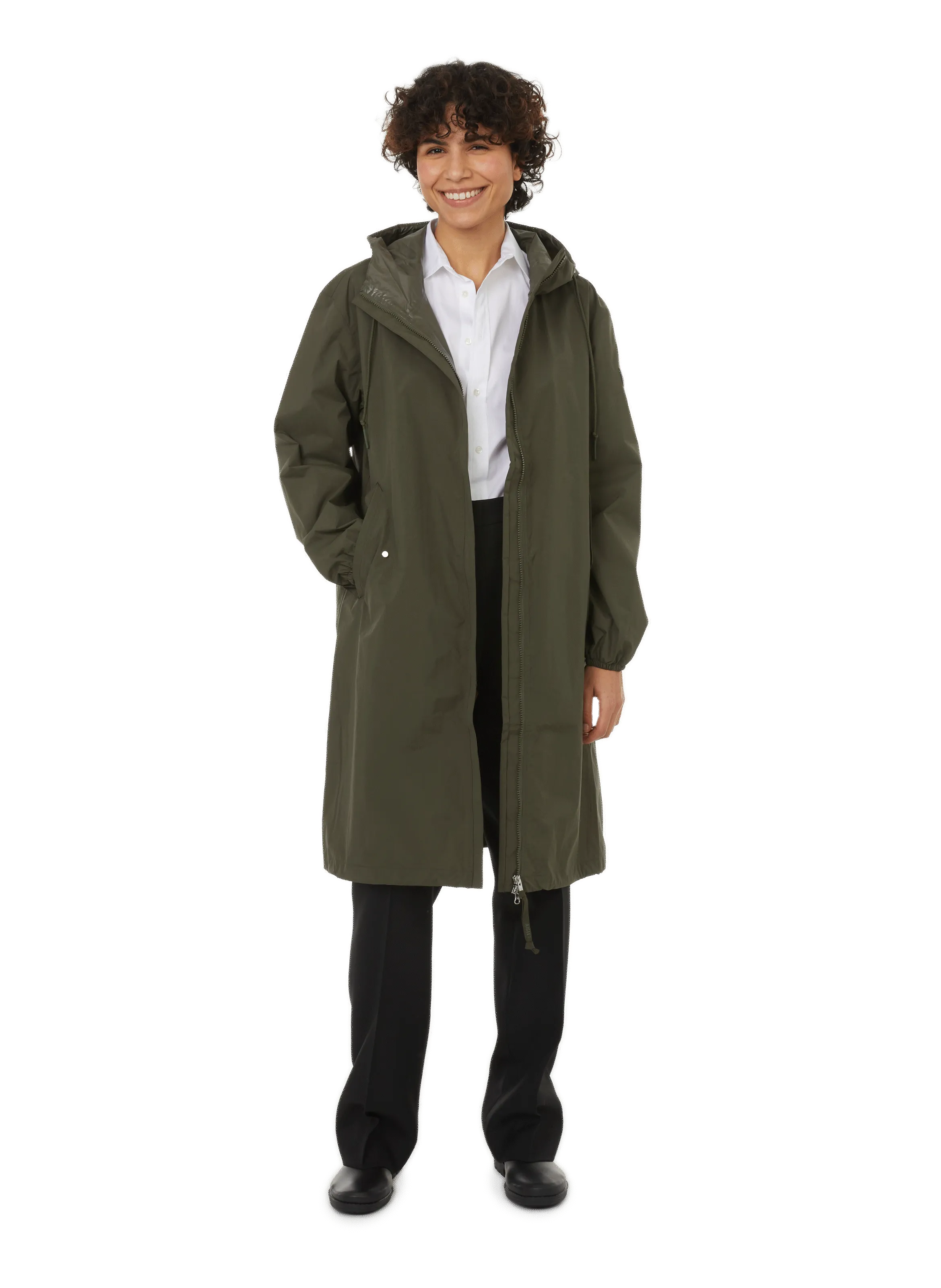 AIGLE  Imperméable mi-long - Vert