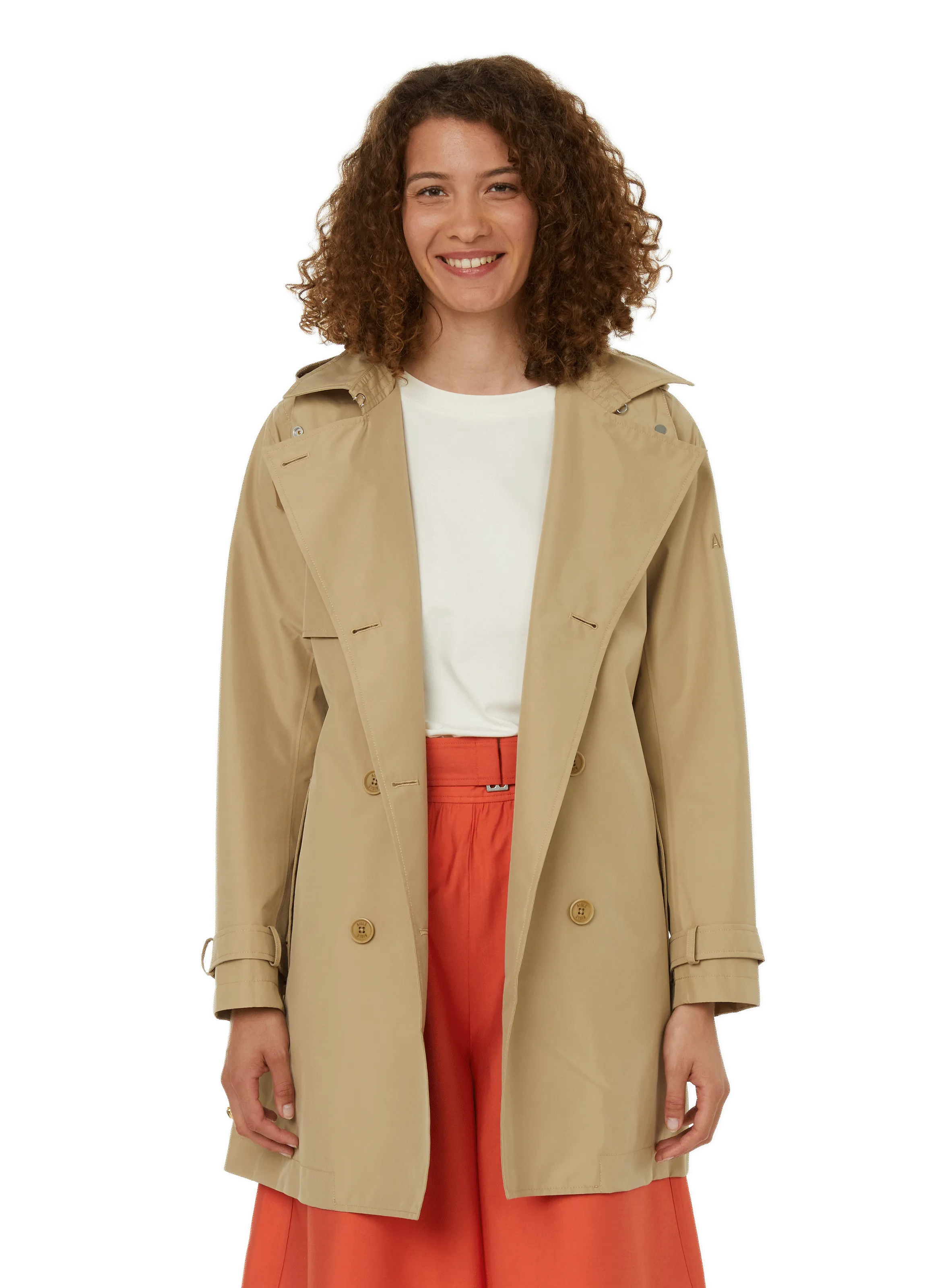 AIGLE  Trench court iconique - Beige