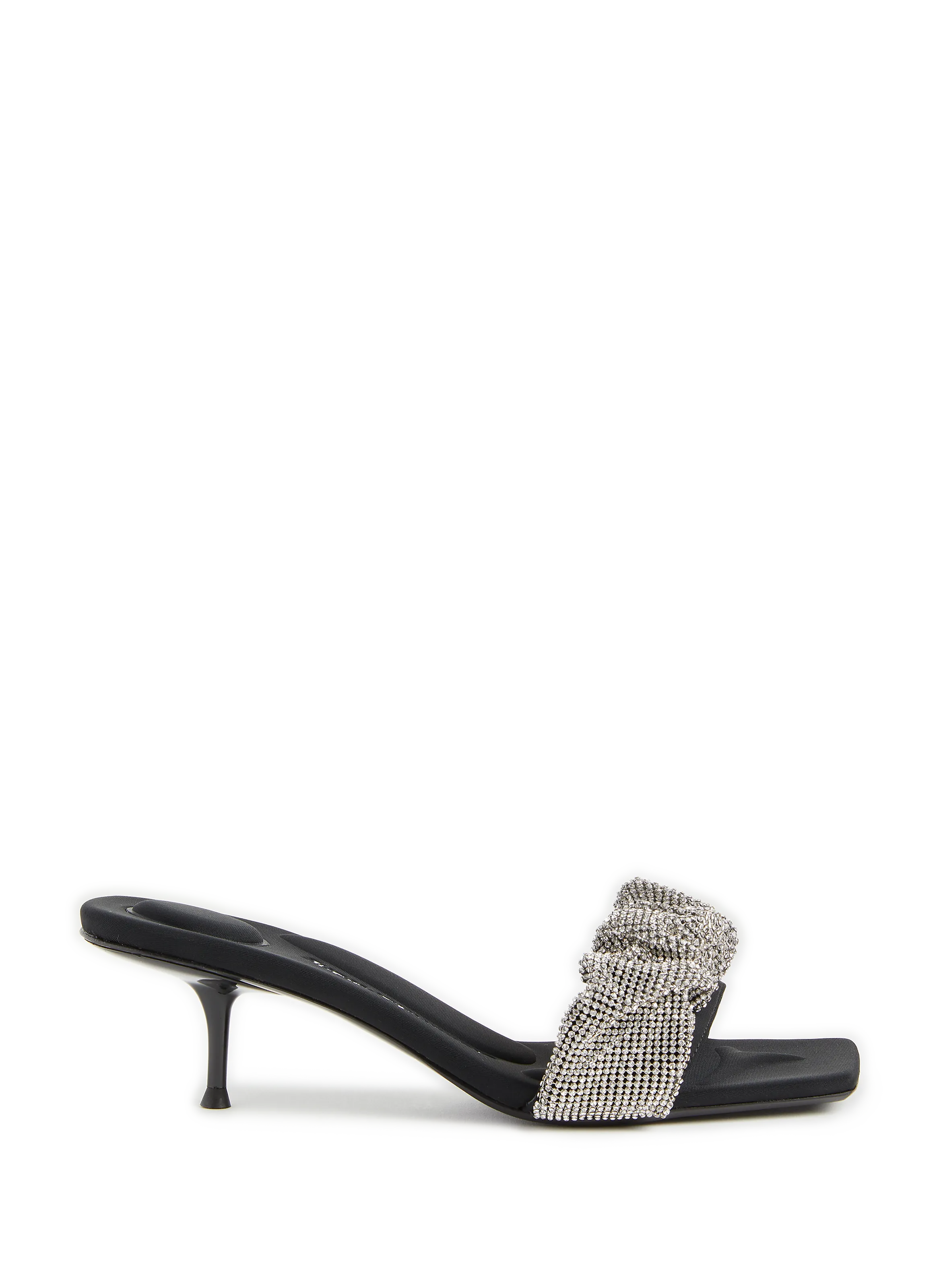 ALEXANDER WANG  Mules Jessie avec cristaux - Noir