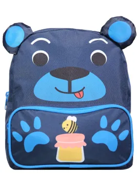 BAGTROTTER Sac à dos gouter 26 cm maternelle Kids Bleu Ourson - Bleu