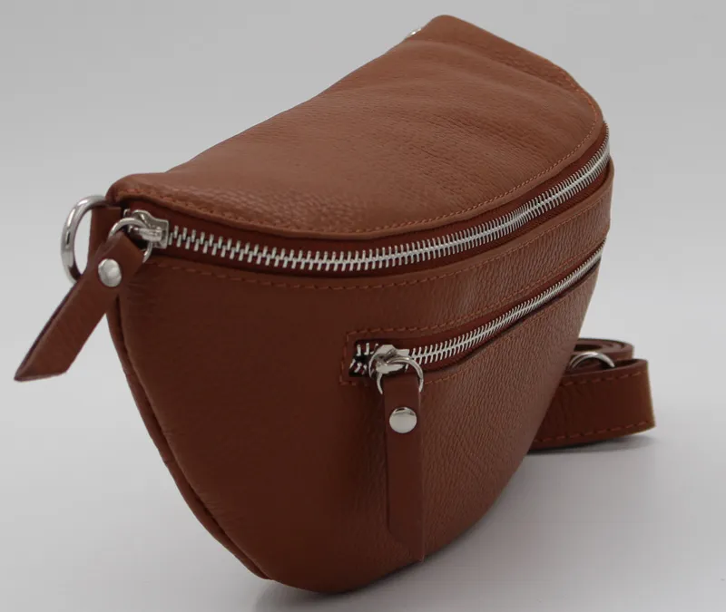 banane en cuir camel, banane en cuir vachette camel, banane en cuir véritable, rapport qualité prix exceptionnel