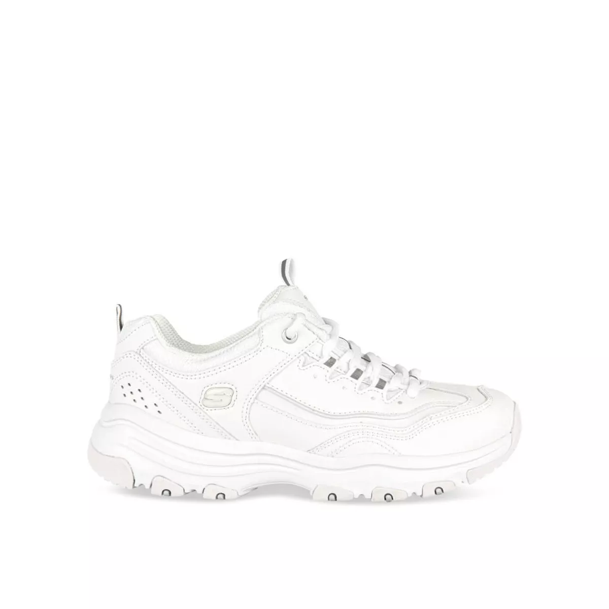 Baskets BLANC SKECHERS Iconic