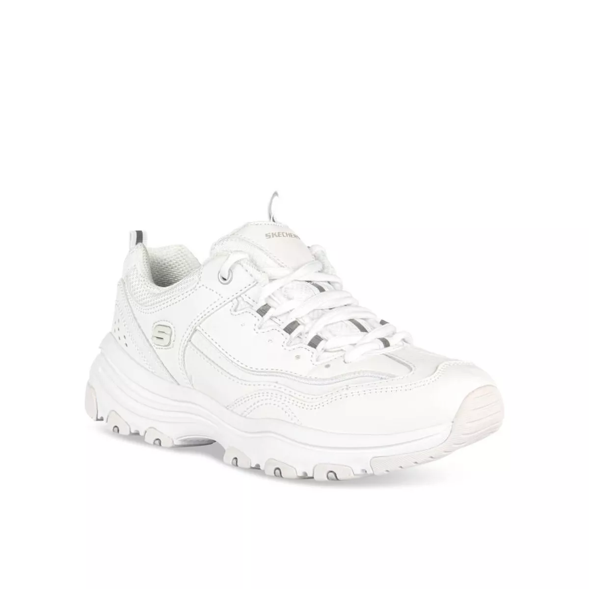 Baskets BLANC SKECHERS Iconic