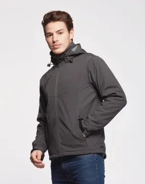 Blouson softshell homme 3 couches avec capuche NISEKO