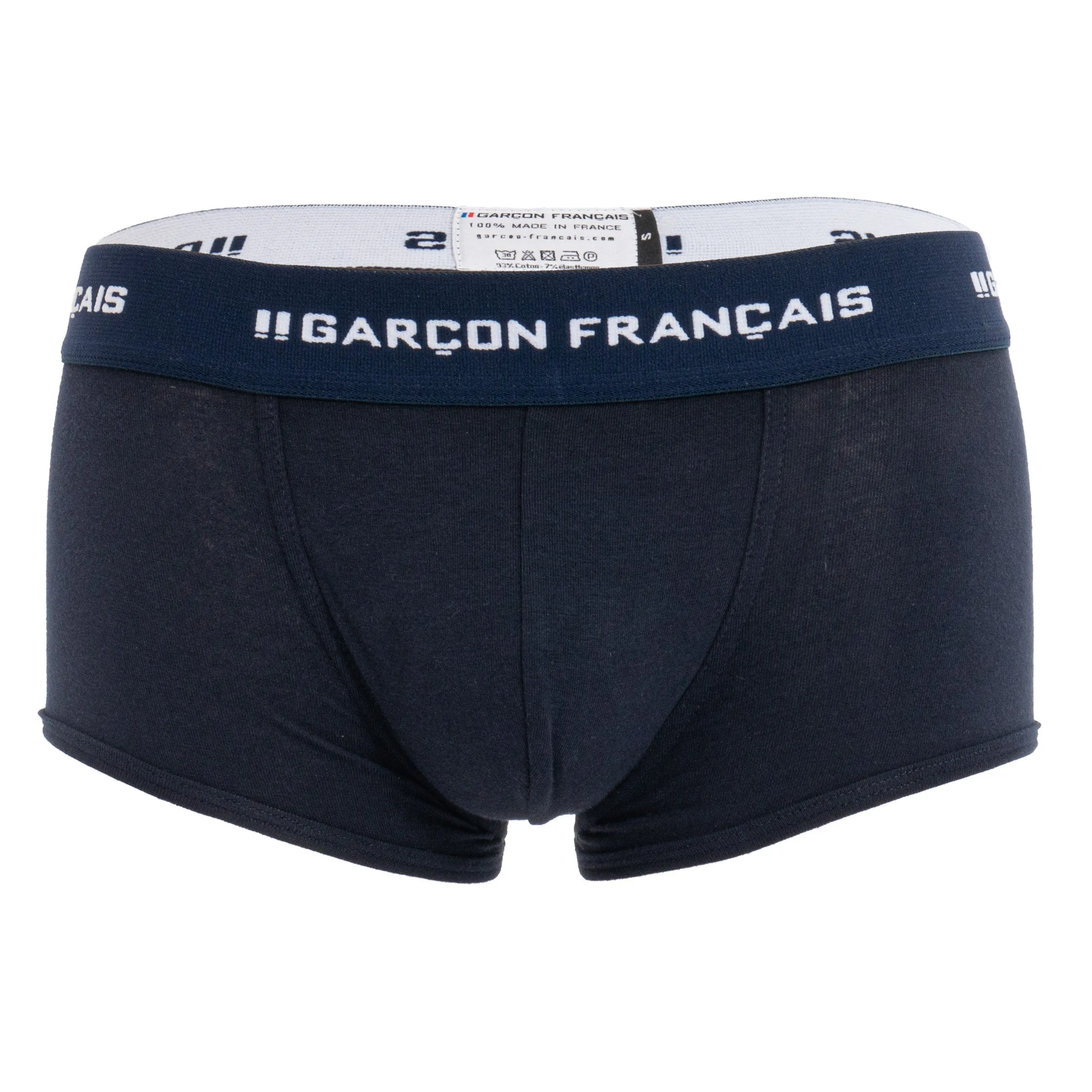 Boxer Bleu Marine Indispensable - Garçon Français : vente shorty bo...