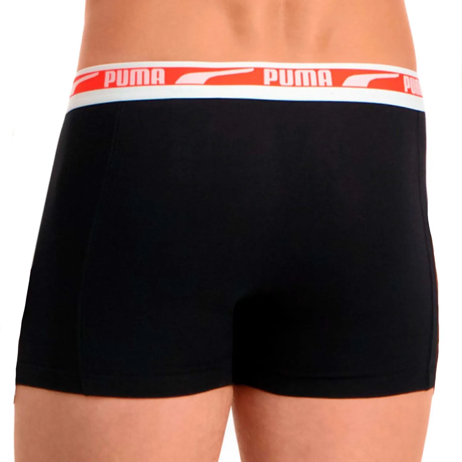 Boxer Multi logo - noir (Lot de 2) - Puma : vente shorty boxers hom...