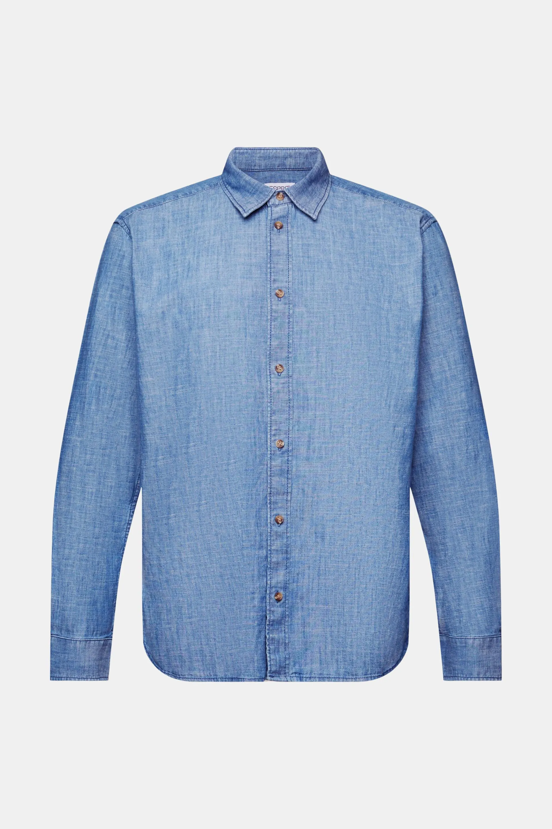 Chemise à col boutonné en chambray