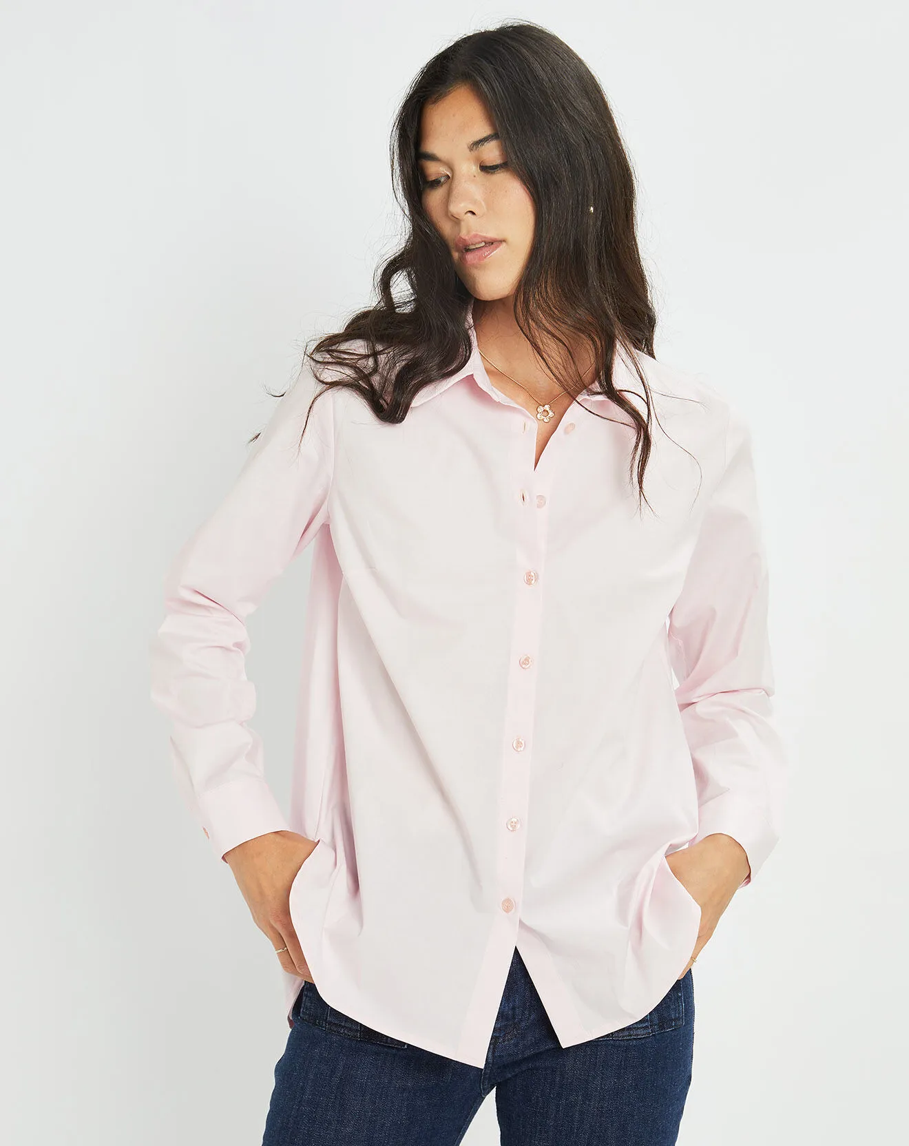 Chemise Biba rose pâle