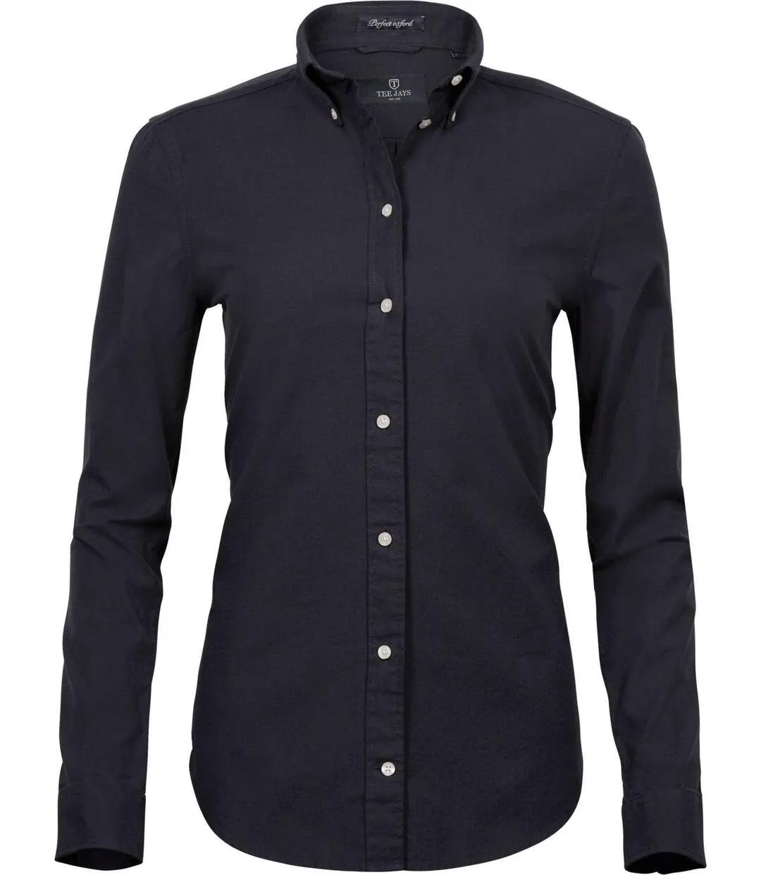 Chemise femme Oxford - 4001 - noir - manches longues