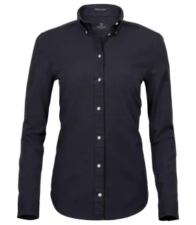 Chemise femme Oxford - 4001 - noir - manches longues