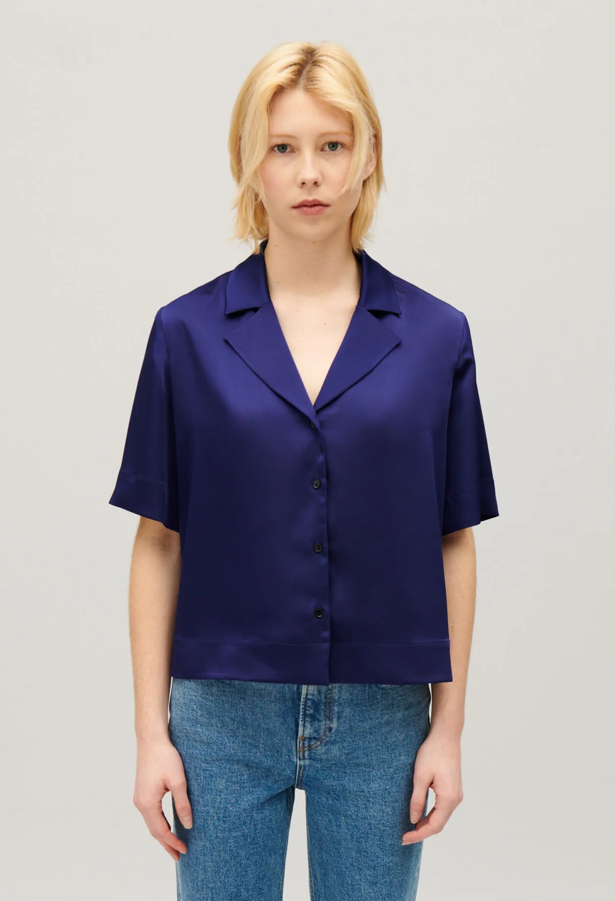 Chemise fluide manches courtes | Claudie FR