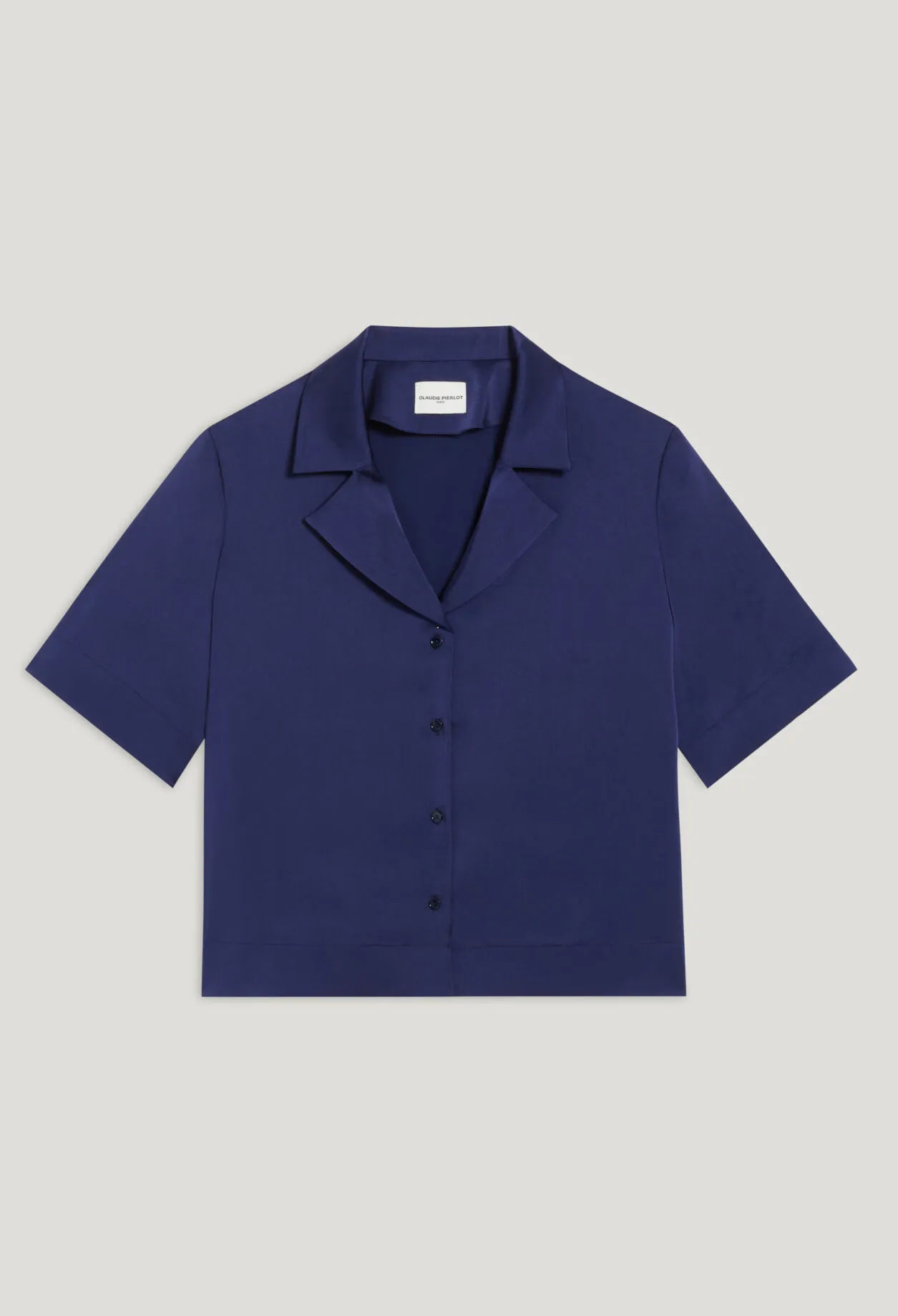 Chemise fluide manches courtes | Claudie FR