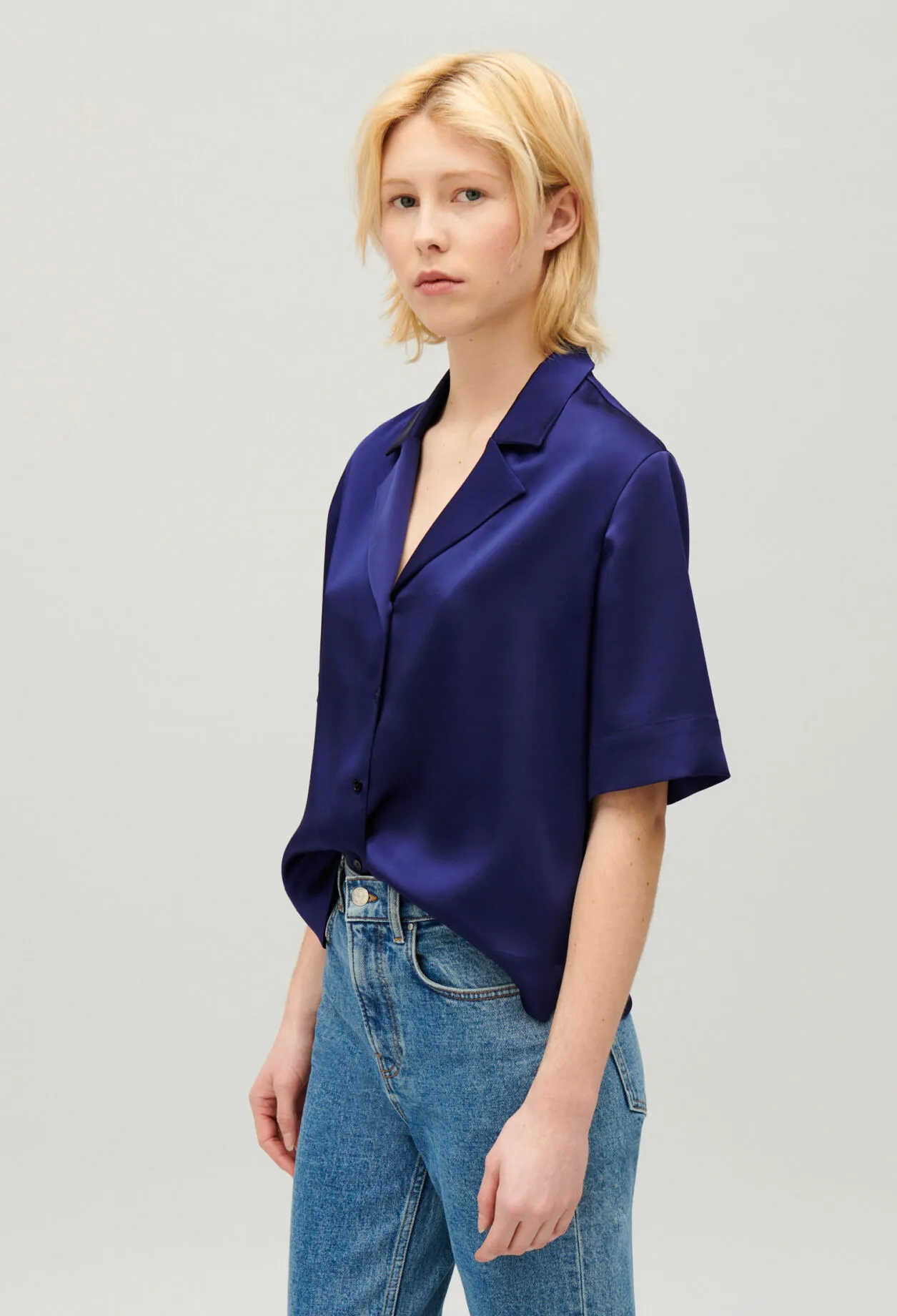 Chemise fluide manches courtes | Claudie FR