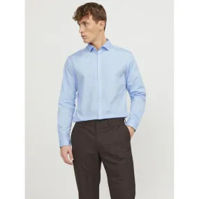 Chemise habillée homme bleu en coton Dirk Jack & Jones - Chemise Homme sur MenCorner