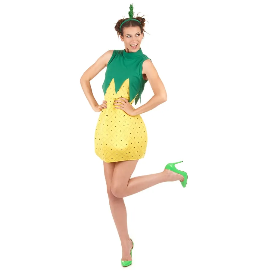 Costume robe ananas courte