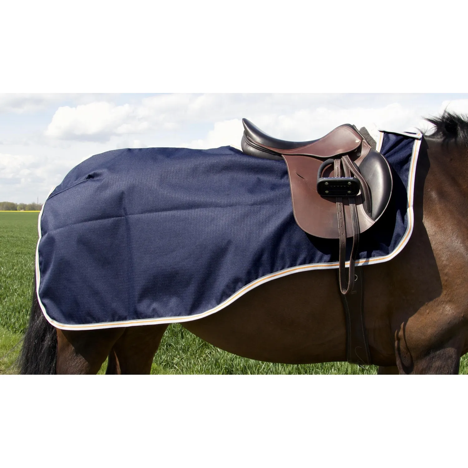 Couvre-reins imperméable doublé polycoton T de T pour Cheval, Poney ou Shetland