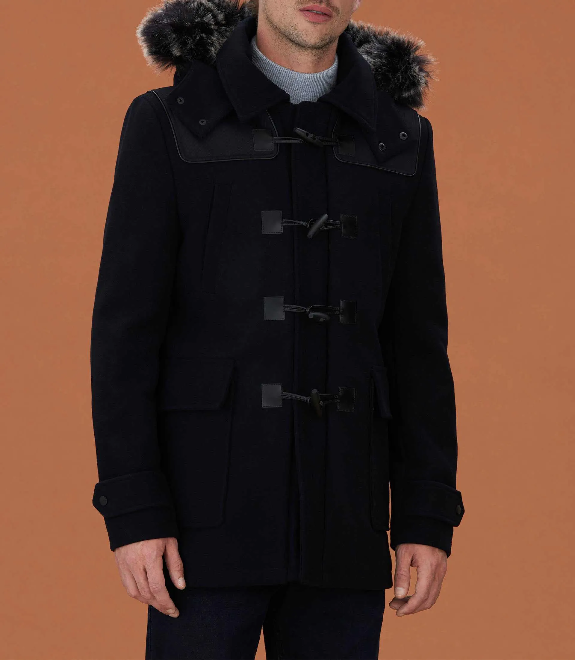 Duffle-coat marine 