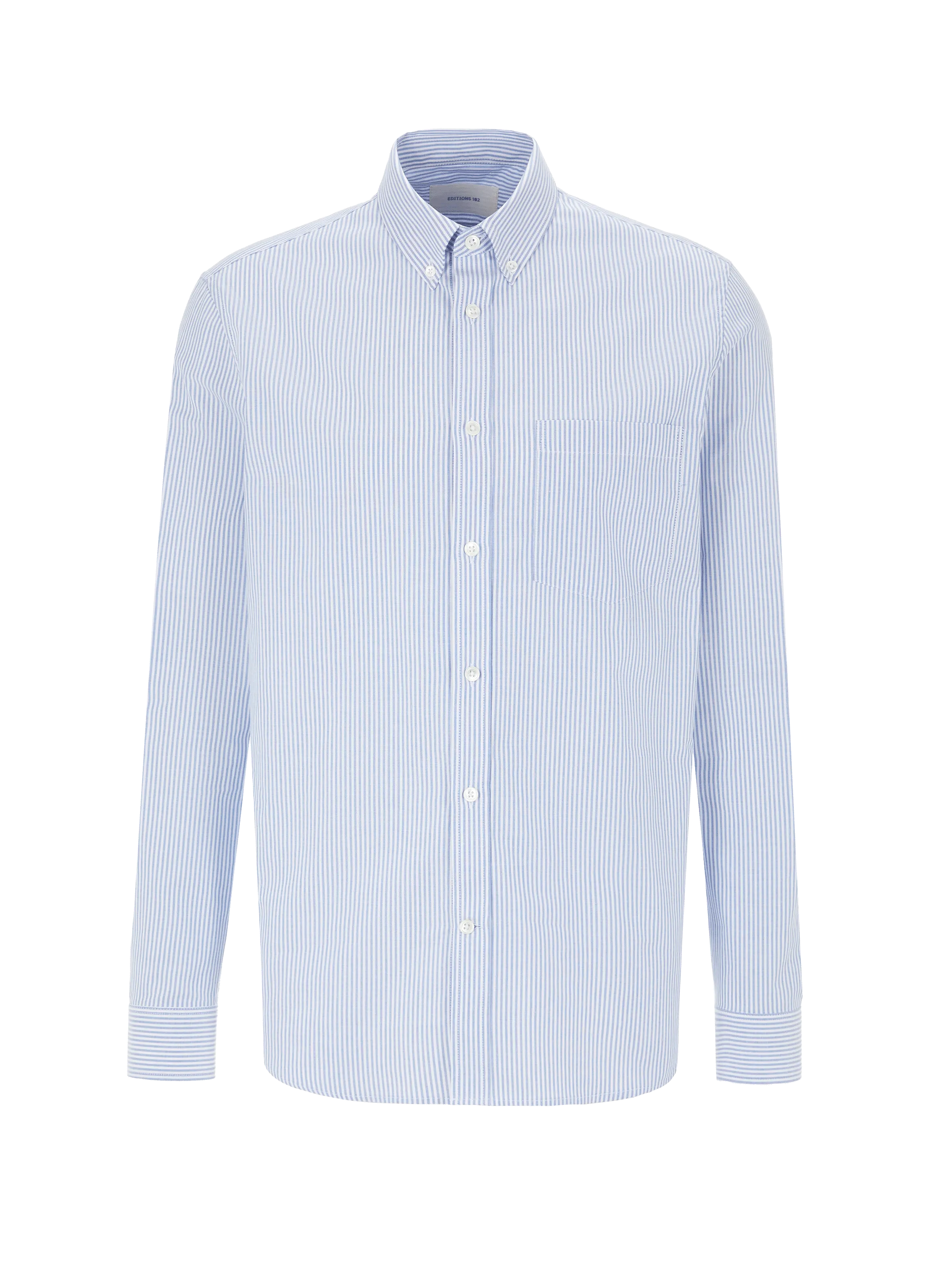 EDITIONS 102  Chemise en coton - Bleu