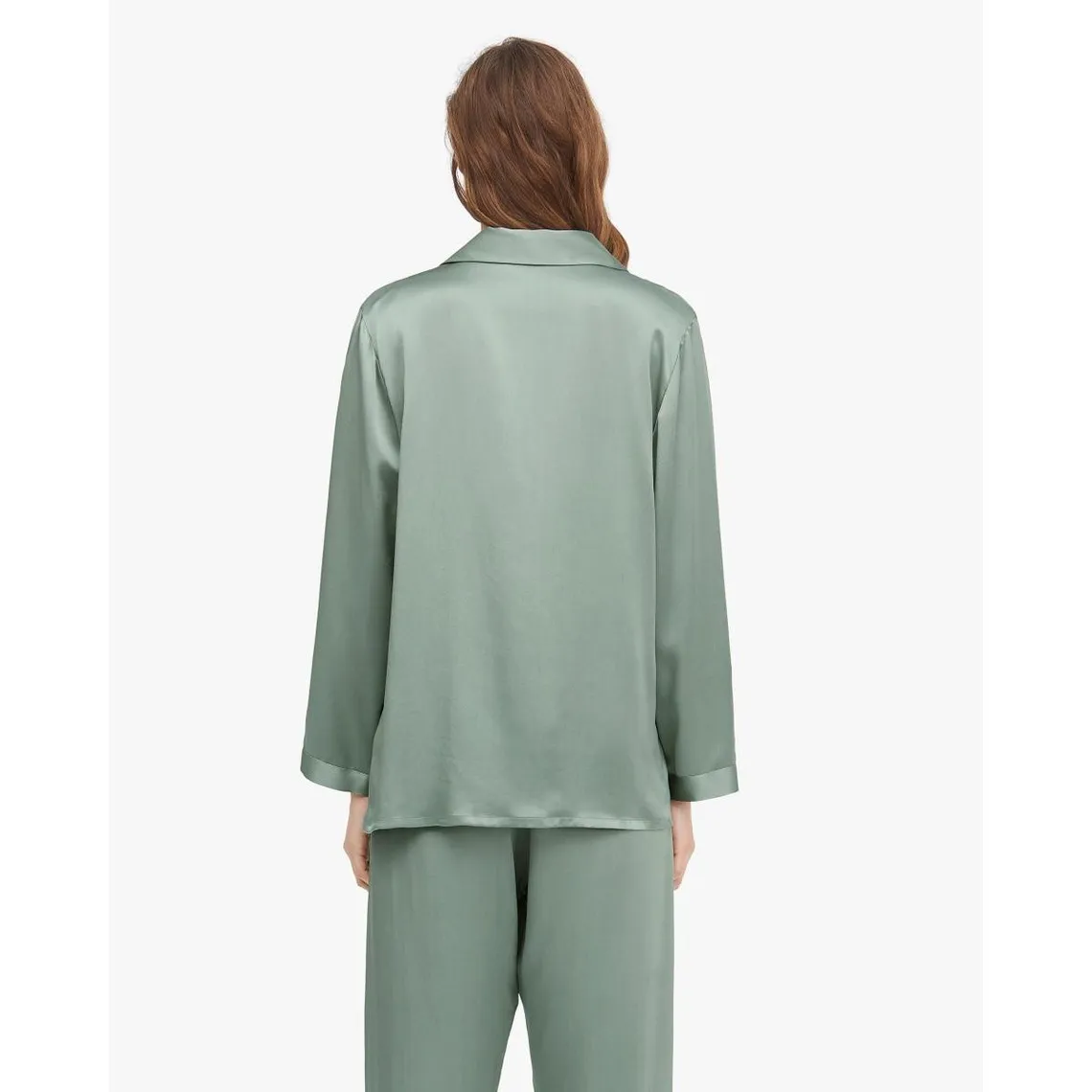 Ensemble De Pyjama En Soie  vert foncé | 3 Suisses