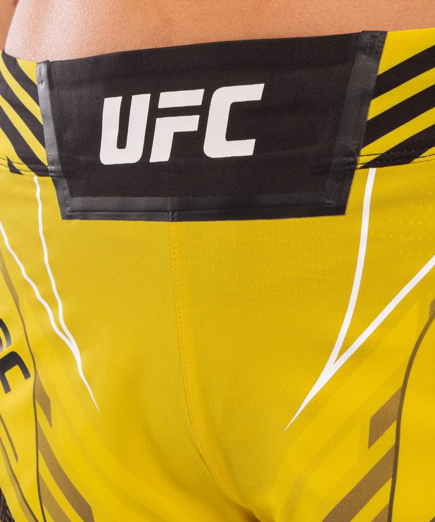 Fightshort Femme UFC Venum Authentic Fight Night - Coupe Courte - Jaune