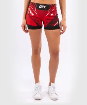 Fightshort Femme UFC Venum Authentic Fight Night - Coupe Courte - Rouge