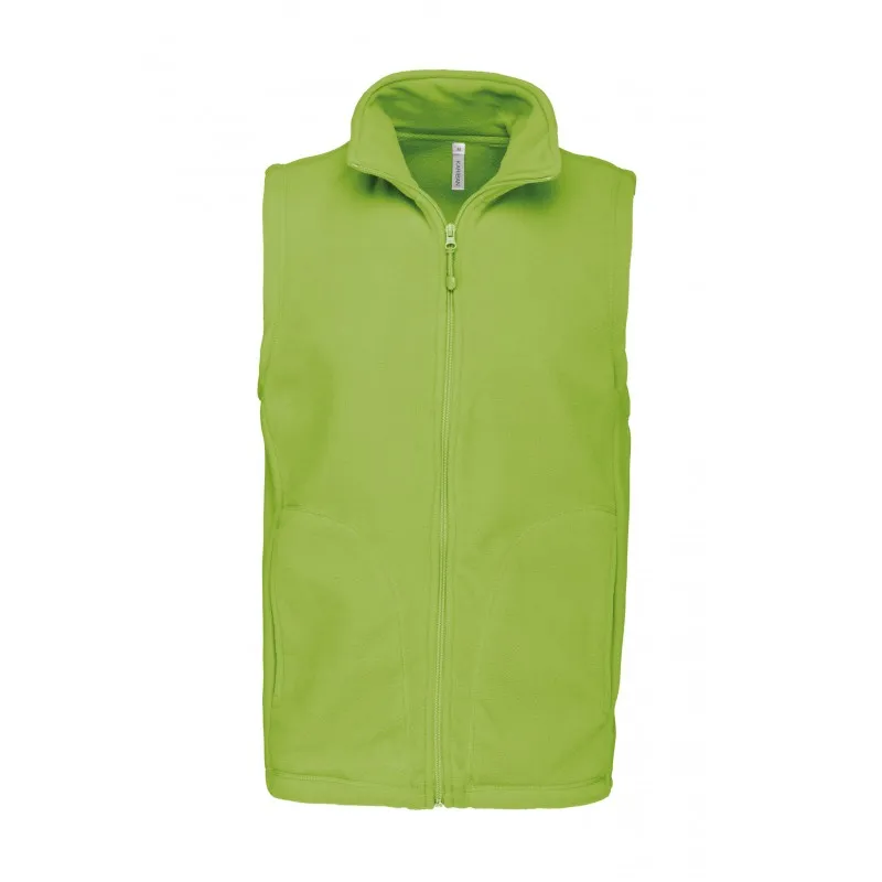 GILET MICROPOLAIRE SANS MANCHE ZIPPÉ