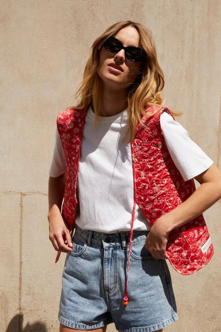 Gilet Nuance imprimé summer bandana