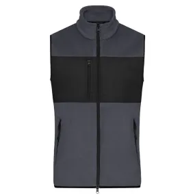 Gilet polaire sans manches - Homme - JN1310 - gris carbone 