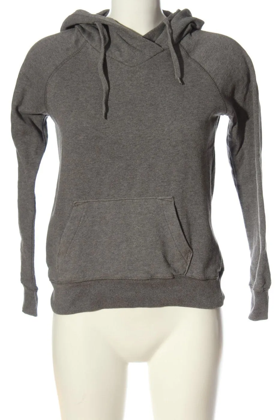 H&M Divided Sweat à capuche gris clair moucheté style décontracté