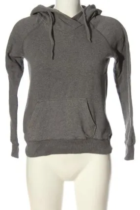 H&M Divided Sweat à capuche gris clair moucheté style décontracté