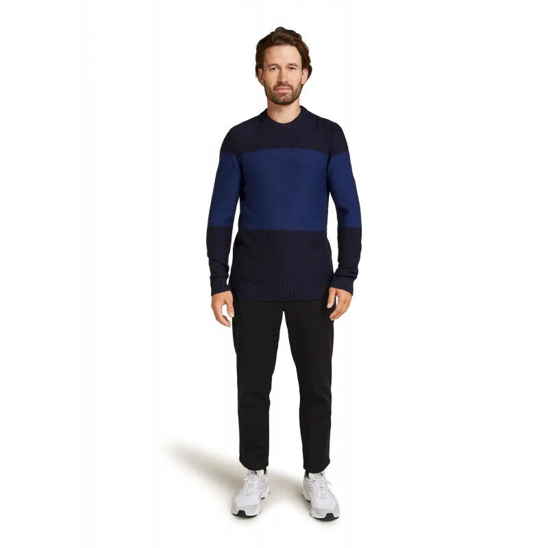 Icebreaker Waypoint Crewe Sweater - Pull en laine mérinos homme I Hardloop