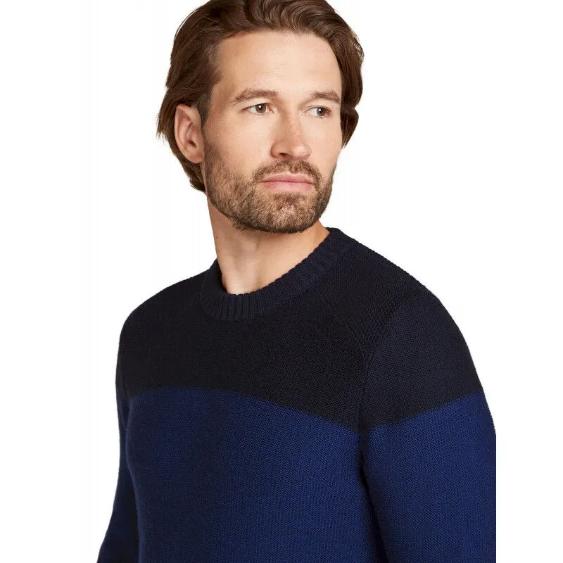 Icebreaker Waypoint Crewe Sweater - Pull en laine mérinos homme I Hardloop