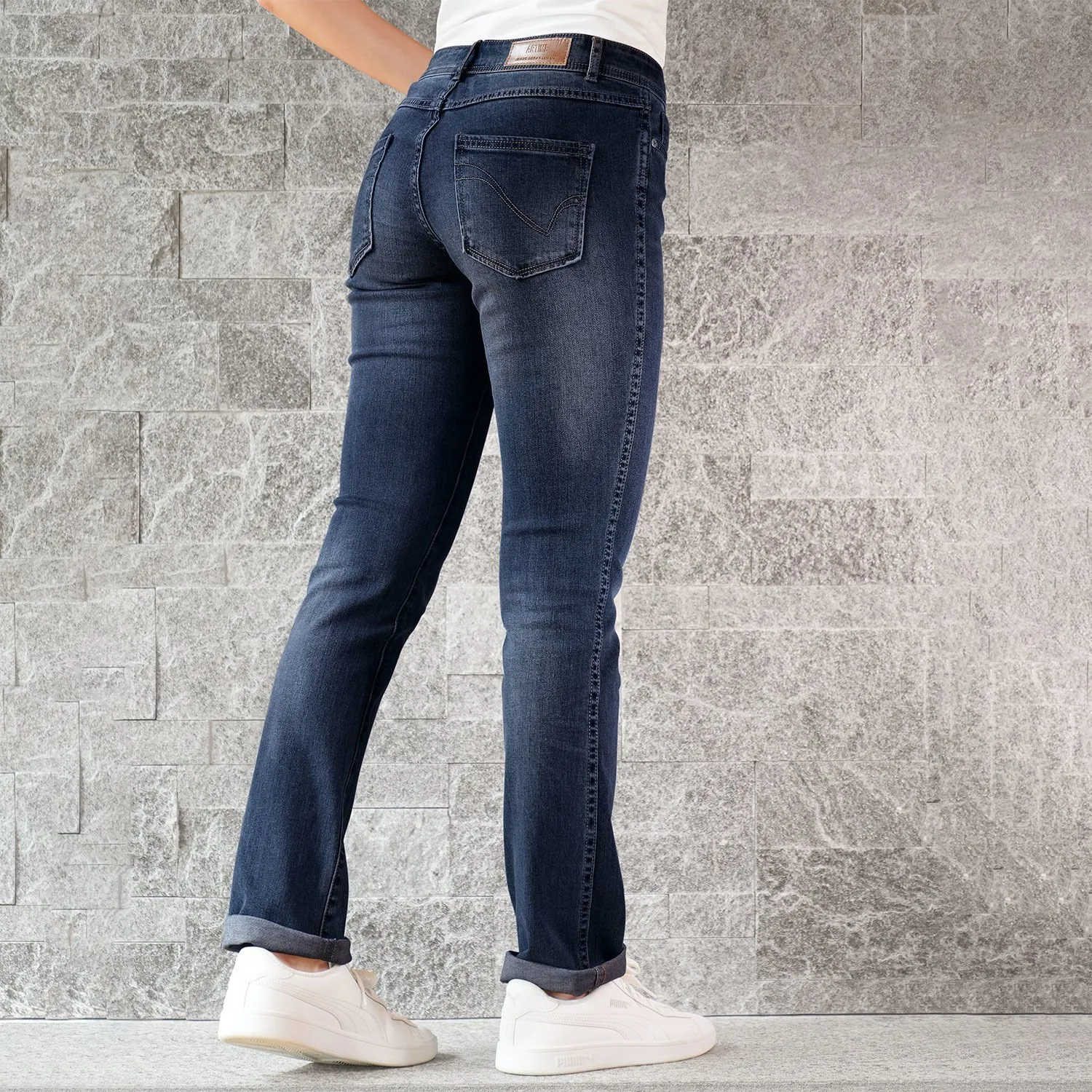 Jean 5-pockets pour dames, qualité stretch ⋆ Lehner Versand