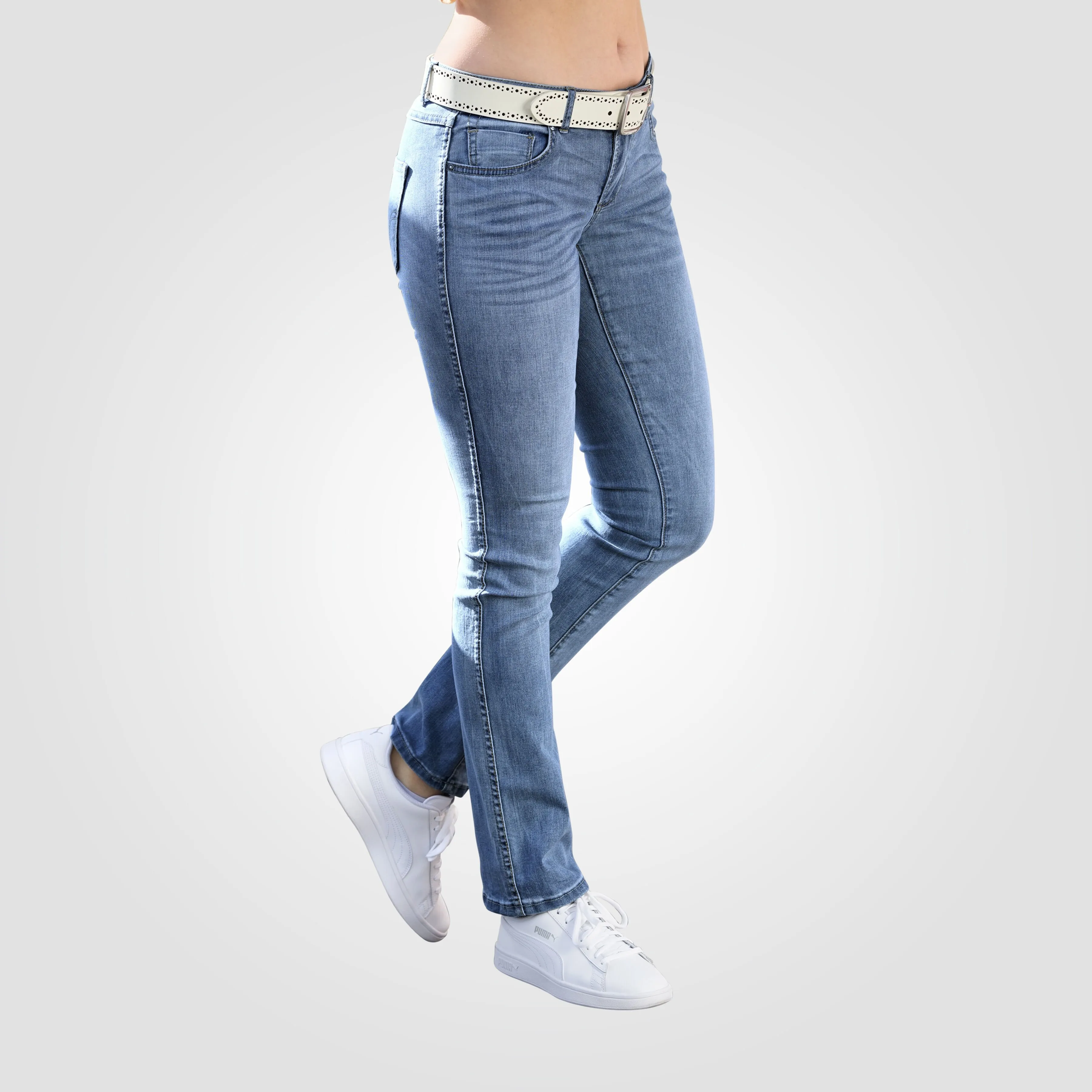 Jean 5-pockets pour dames, qualité stretch ⋆ Lehner Versand