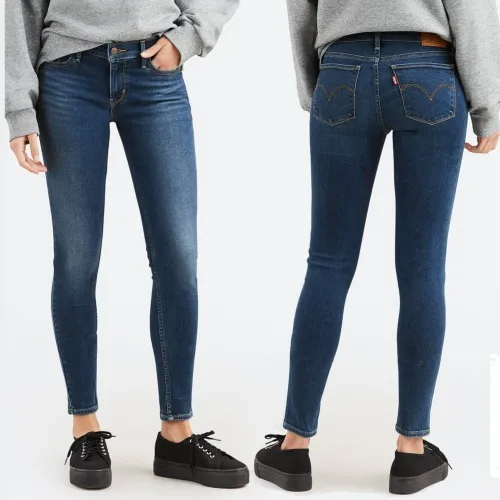 Jean Levis femme modèle 710 Innovation Super Skinny Prestige Indigo