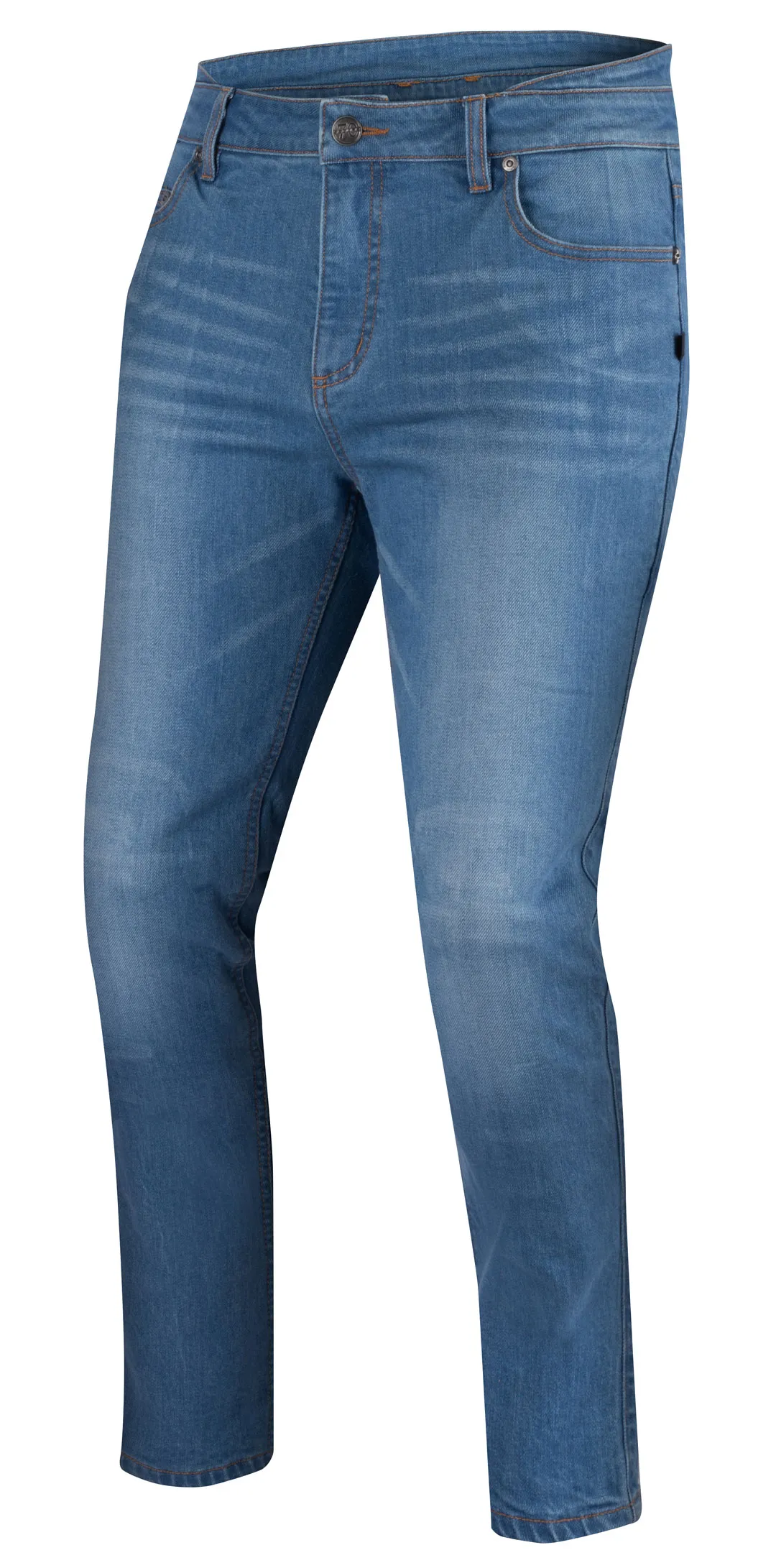 Jean Segura Rosco bleu, jeans moto stretch homme