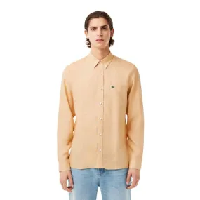 LACOSTE Chemise lin beige - Sport Aventure