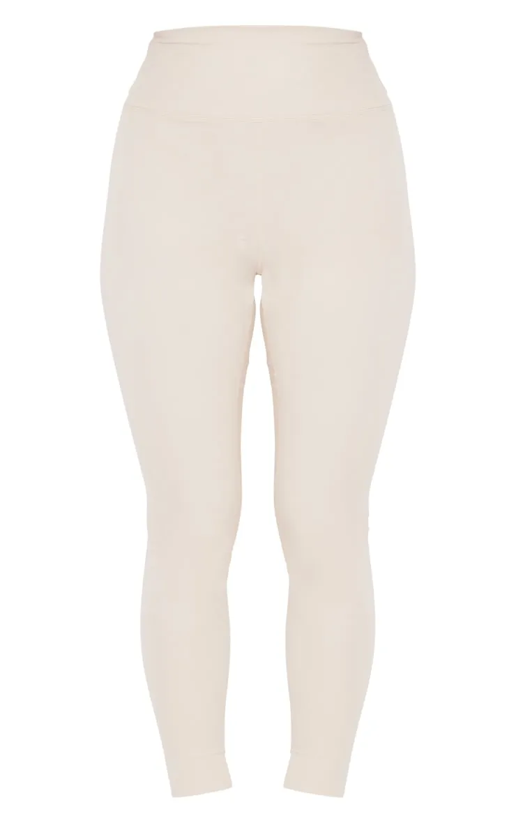 Legging taille haute en sculpt sable 