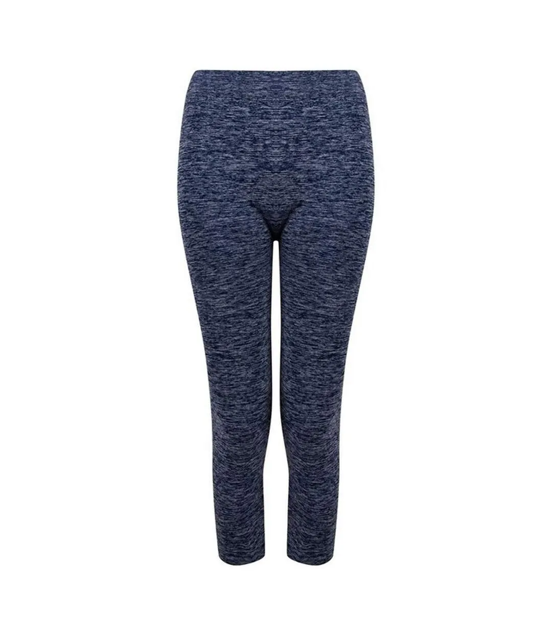 Legging ¾ femme bleu marine chiné Tombo