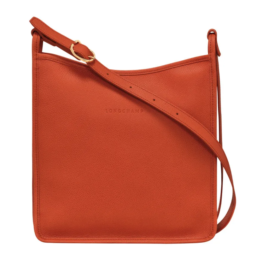 Longchamp Le Foulonné Sac Porté Travers Zippée M Paprika