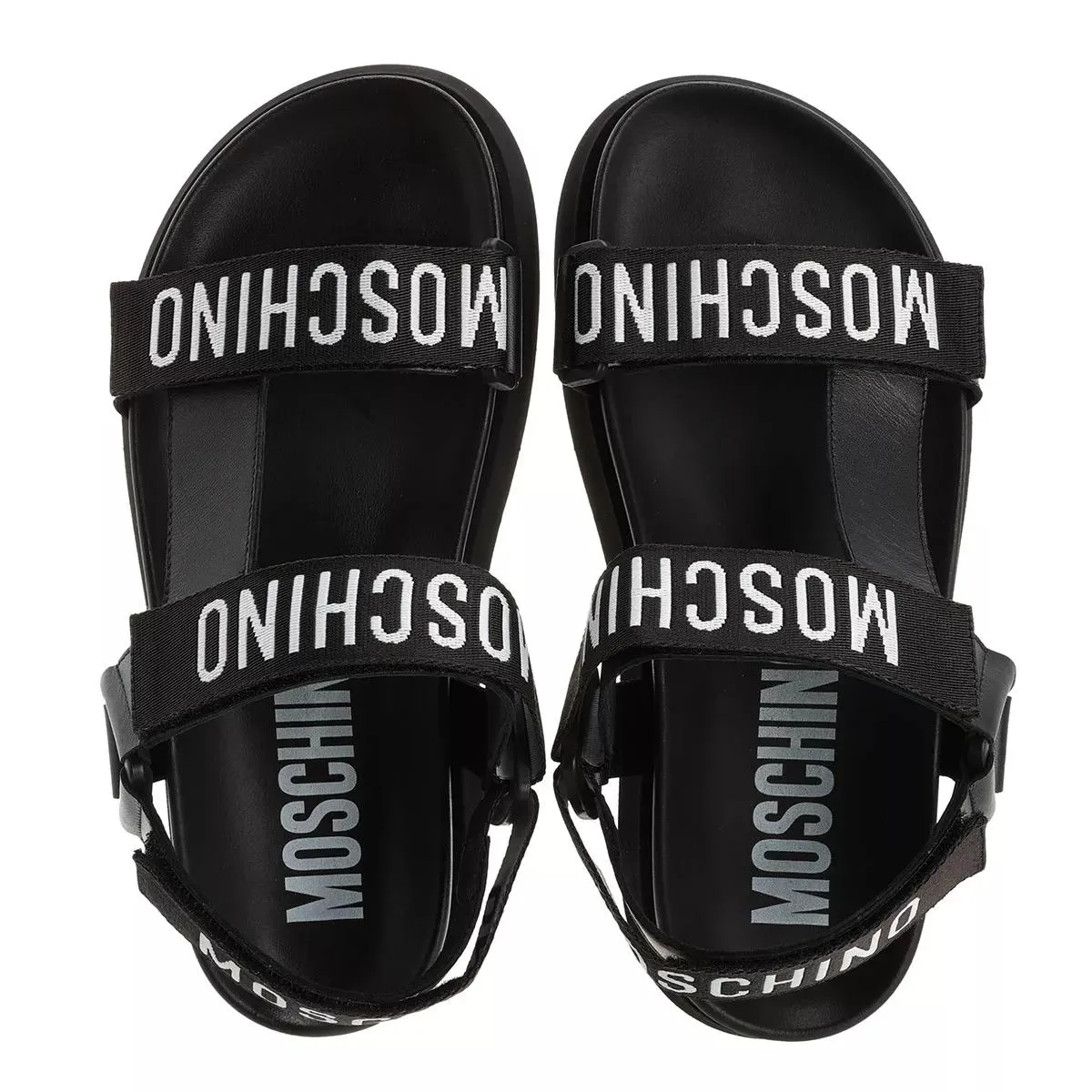 Moschino Moschino Sandals Nero/Bianco | Sandale