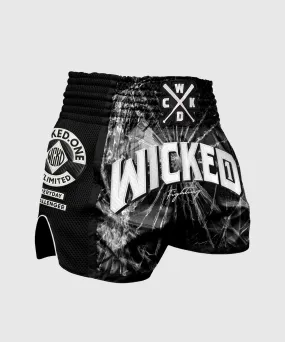 Muay-Thai Short Wicked One Trouble  -Noir