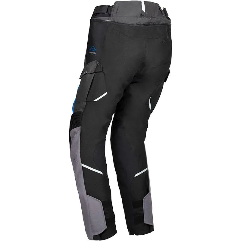 Pantalon EDDAS PANT IXON GRIS/NOIR/BLEU - MAXXESS.FR, Pantalon moto textile