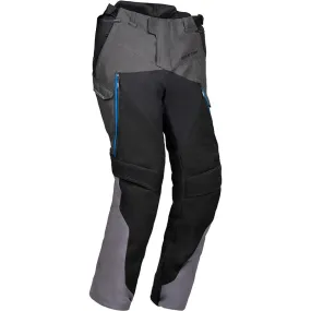 Pantalon EDDAS PANT IXON GRIS/NOIR/BLEU - MAXXESS.FR, Pantalon moto textile