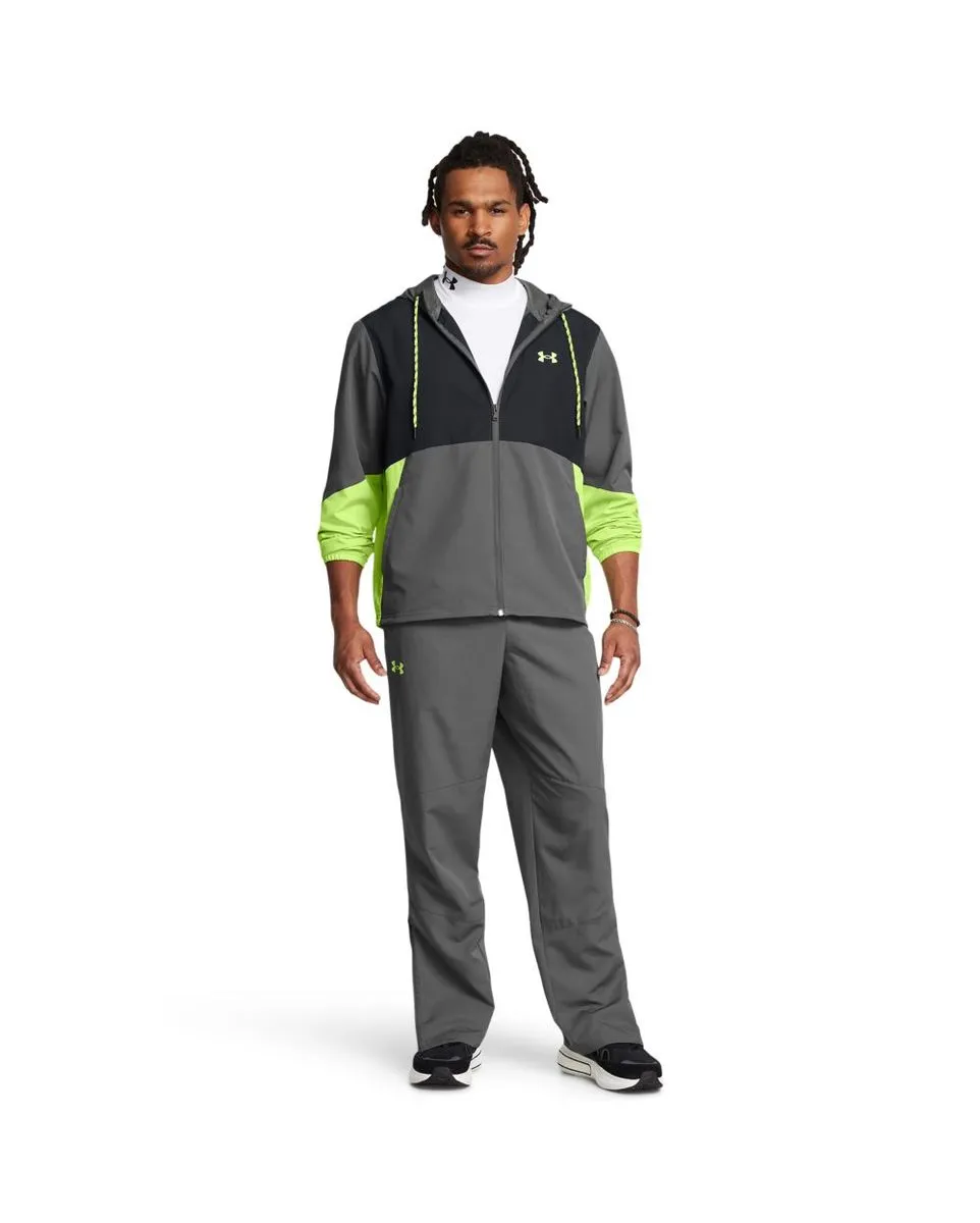 Pantalon Homme UA LEGACY WINDBREAKER PANT Gris